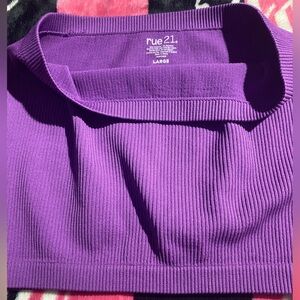 Purple tube top rue 21 large